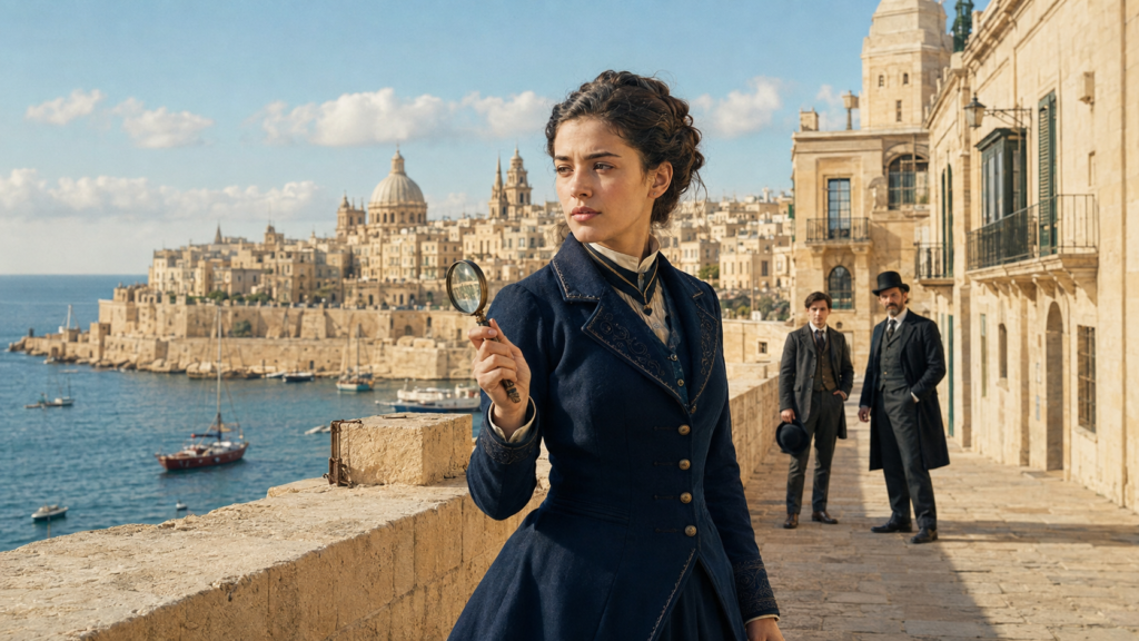 Enola Holmes 3 review featuring a young Victorian detective investigating a mystery in Malta