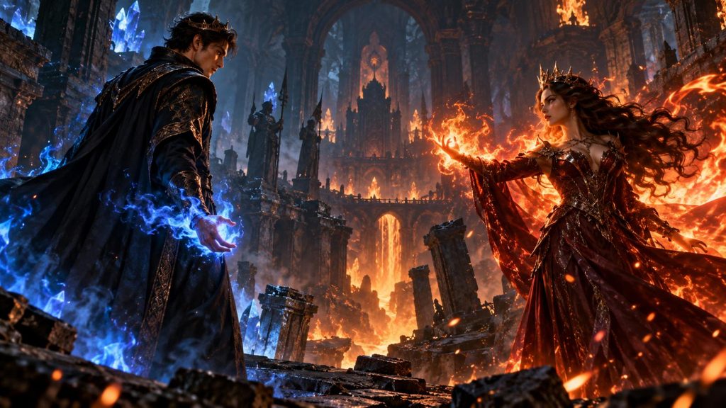 Zuko y Azula durante el final de Avatar La leyenda de Aang temporada 2