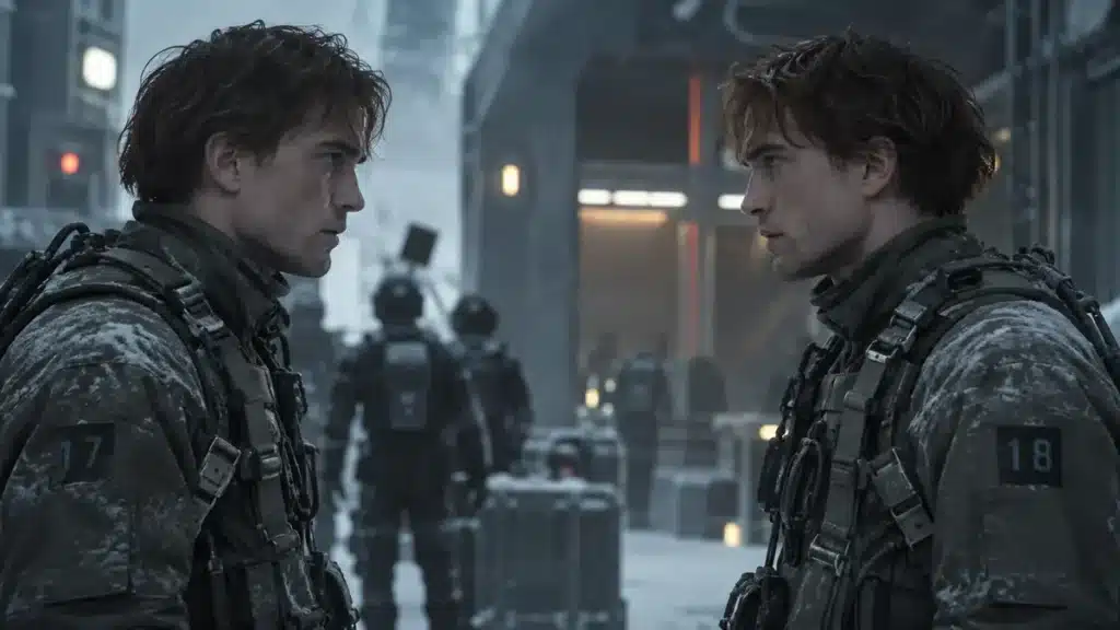 Mickey 17 ending explained with two duplicate space workers