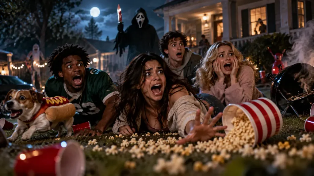 Escena inspirada en Scary Movie 6 y su regreso a la comedia de terror