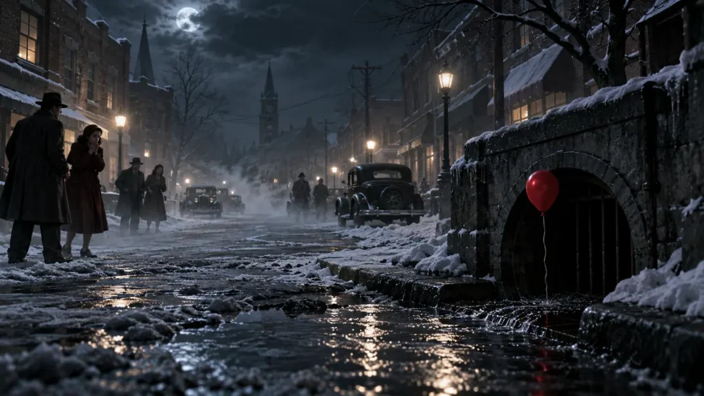 Welcome to Derry Season 2 in a snowy 1930s town with an ominous red balloon