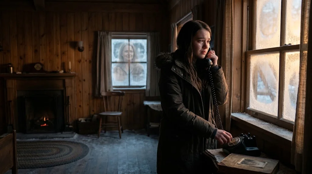 Black Phone 2 ending explained – A teenage girl receives a mysterious phone call inside a snowy cabin.